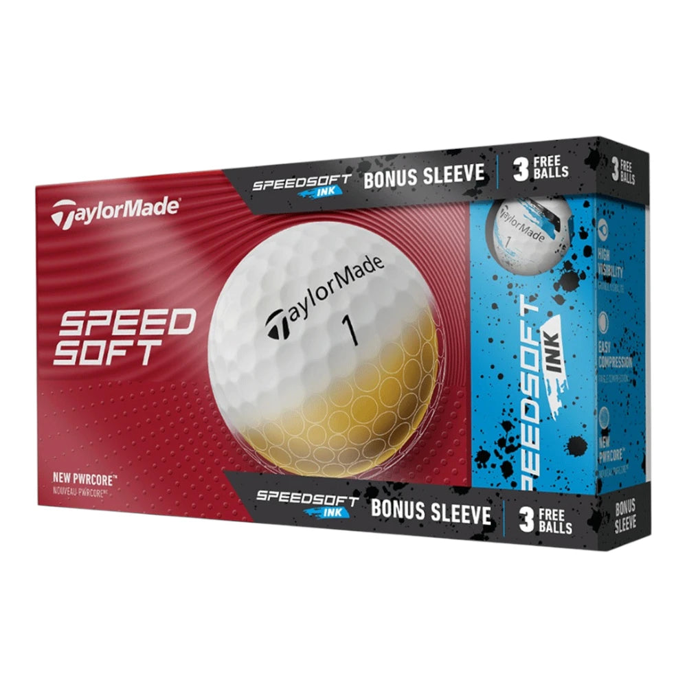 TaylorMade Speed Soft Golf Balls | 15 Pack