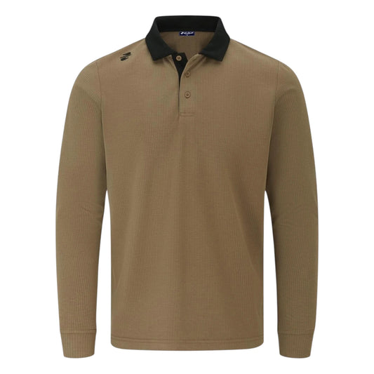Stuburt Typhoon Long Sleeve Golf Polo Shirt SBTS1466