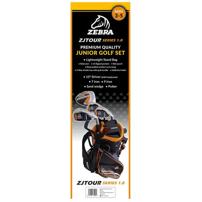 Junior Zebra Golf Package Set 3-5 Years ZJSET35