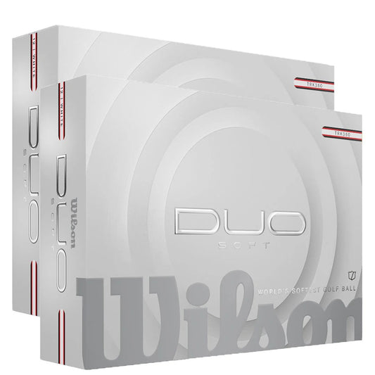 Wilson 2025 Duo Soft TRK360 Golf Balls | Double Dozen