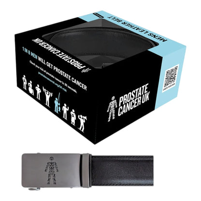Prostate Cancer Leather Golf Belt PCBELT01