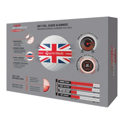 Taylormade Tour Response Stripe Golf Balls | Union Jack