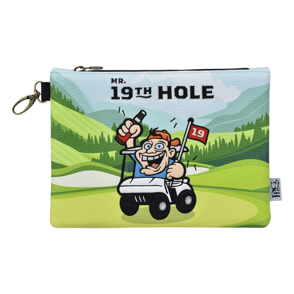 PRG Originals 19th Hole Vintage Golf Zip Tote Bag