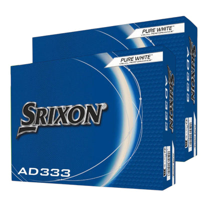 Srixon AD333 Personalised Golf Balls | White Double Dozen