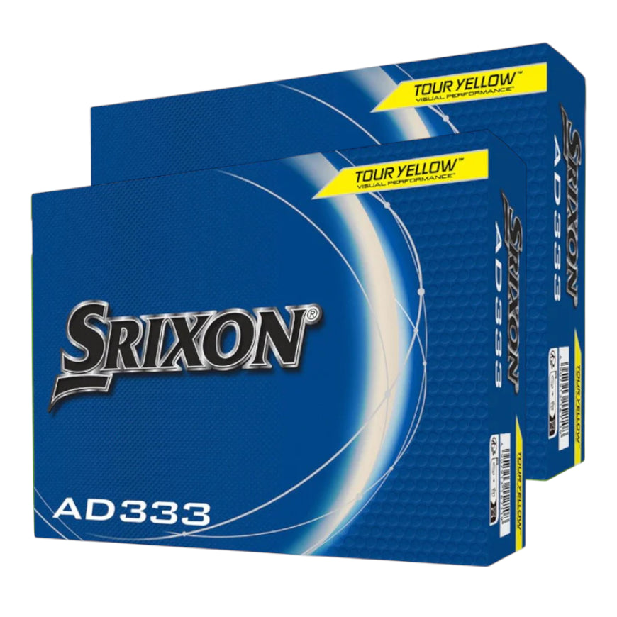 Srixon AD333 Personalised Golf Balls | Yellow Double Dozen