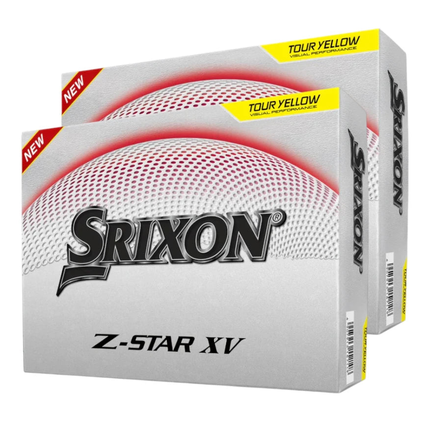 Srixon 2025 Z-Star XV Personalised Golf Balls | Yellow Double Dozen