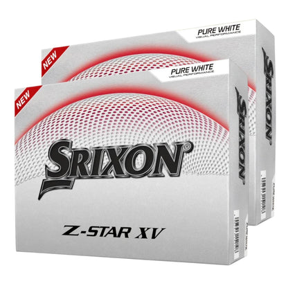 Srixon 2025 Z-Star XV Personalised Golf Balls | White Double Dozen