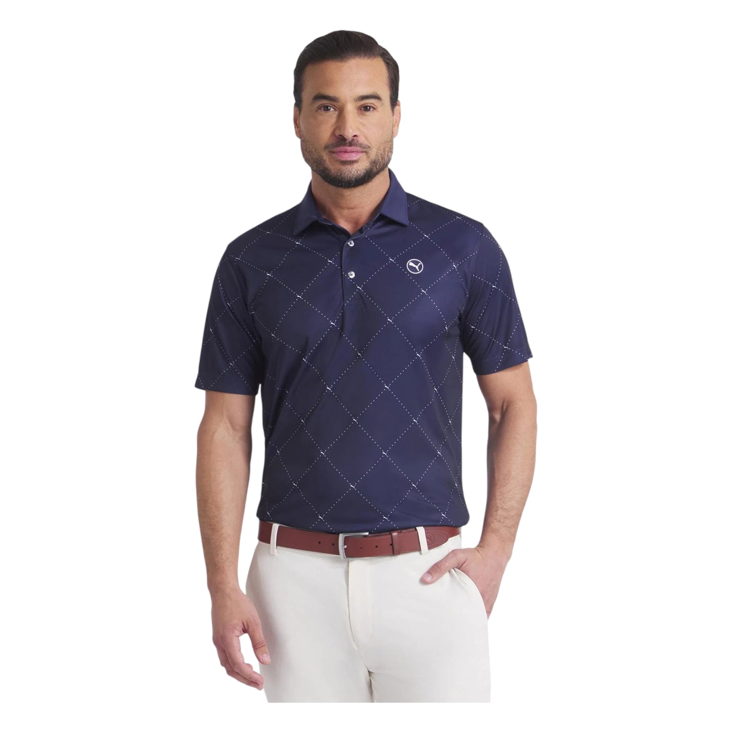 Puma Pure 2.0 Argyle Golf Polo Shirt 629322