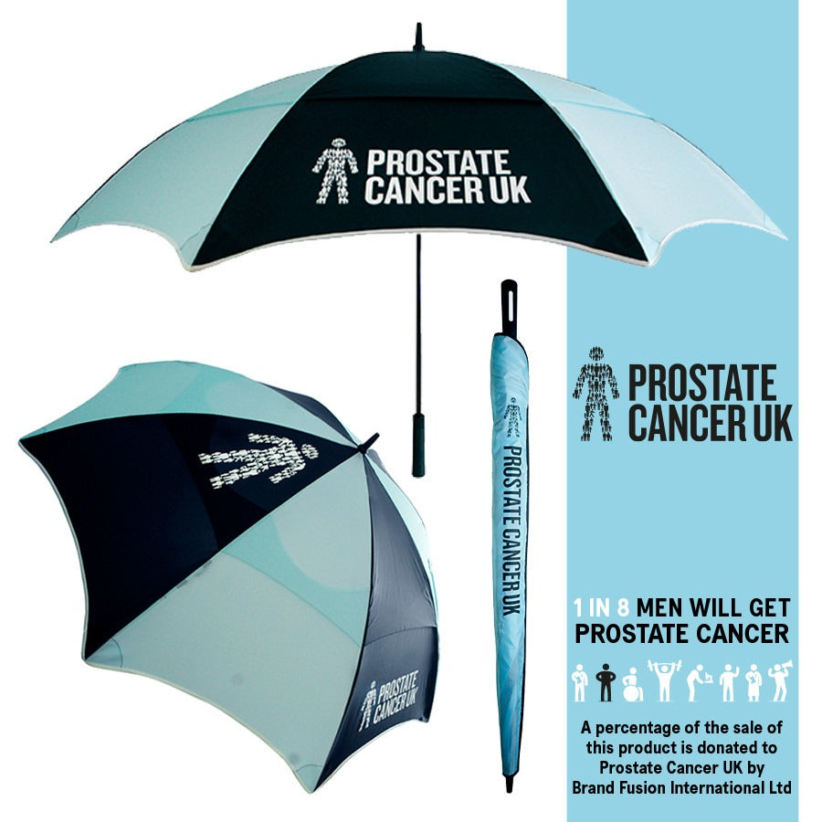 Prostate Cancer 68" Golf Umbrella PCUMBBK