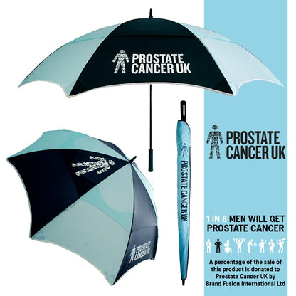 Prostate Cancer 68" Golf Umbrella PCUMBBK