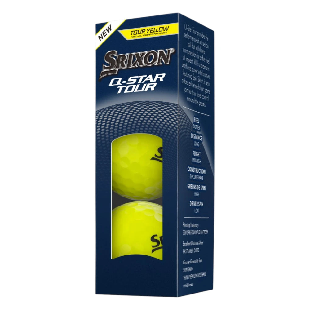 Srixon 2026 Q-Star Tour Golf Balls | Yellow