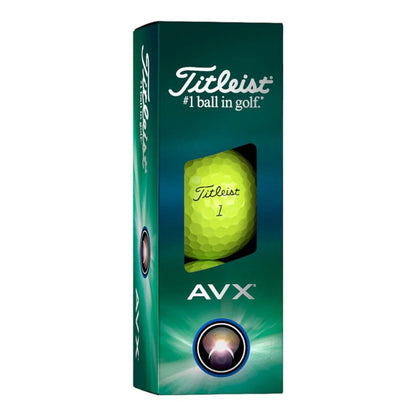Titleist AVX Yellow Golf Balls | 2 Dozen Offer