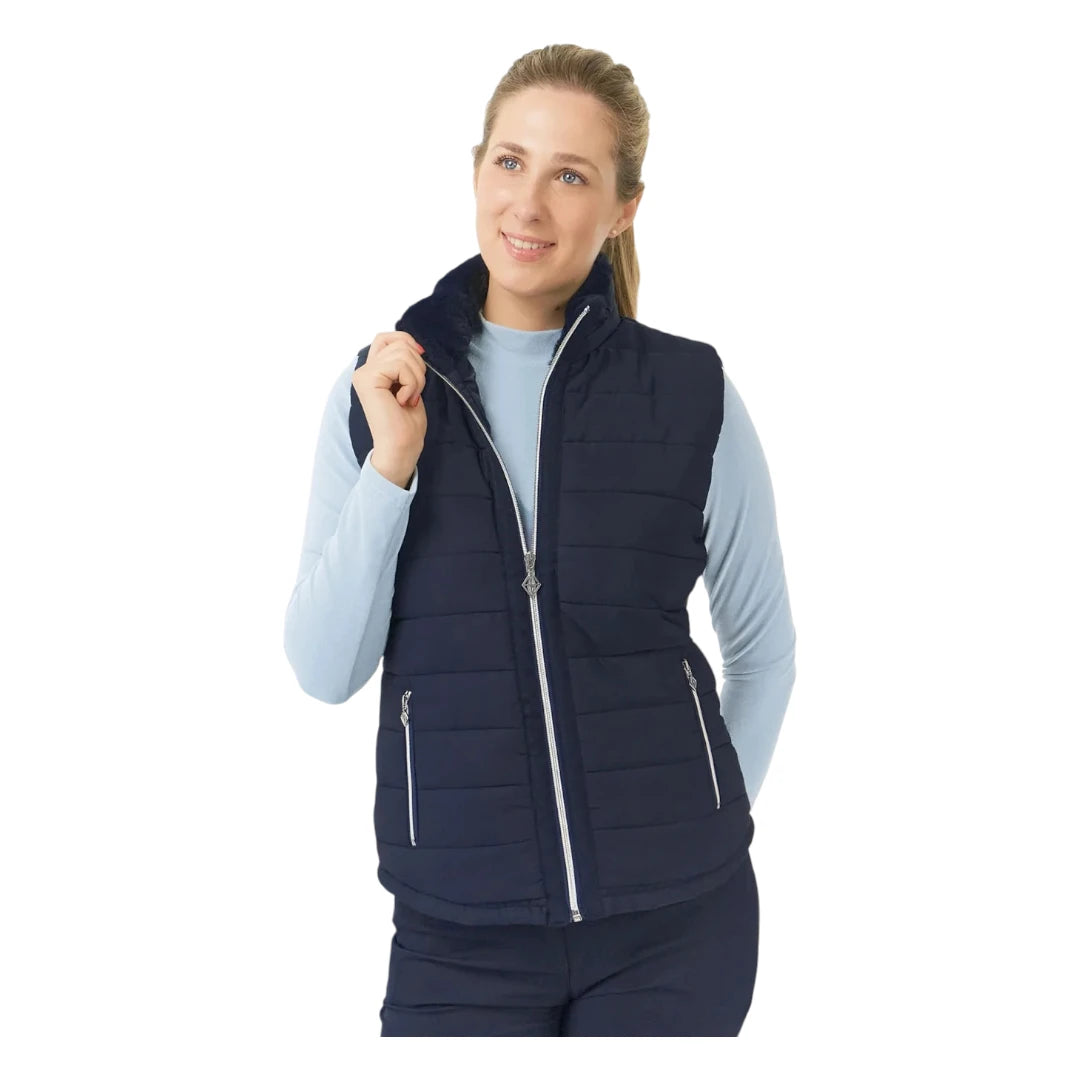 Pure Golf Ladies Hemisphere Faux Fur Collar Golf Gilet PG-58411