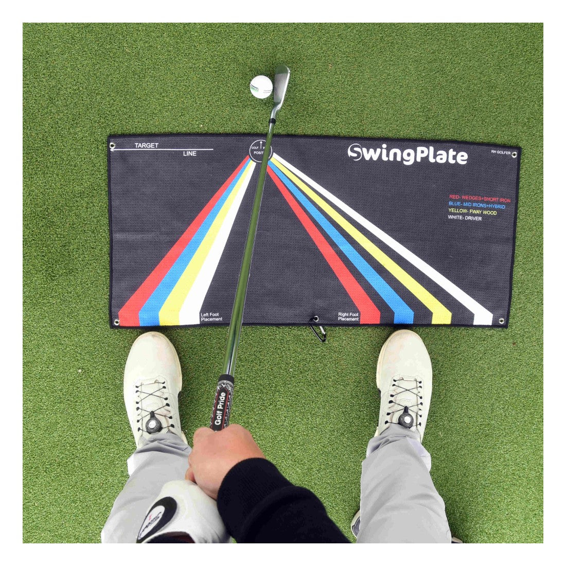 The Swing Plate Golf Towel