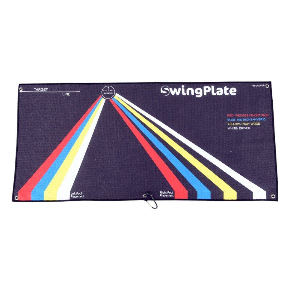 The Swing Plate Golf Towel