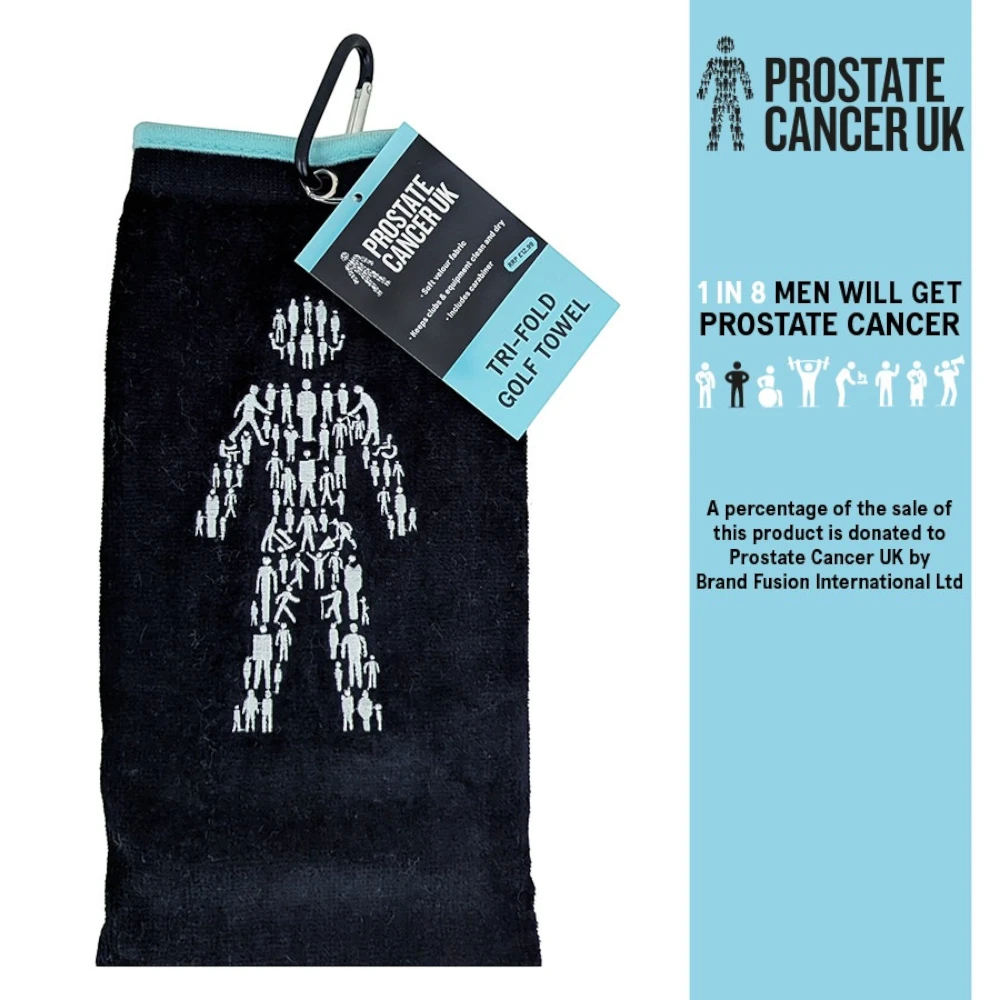 Prostate Cancer Tri Fold Golf Towel PCTW01K