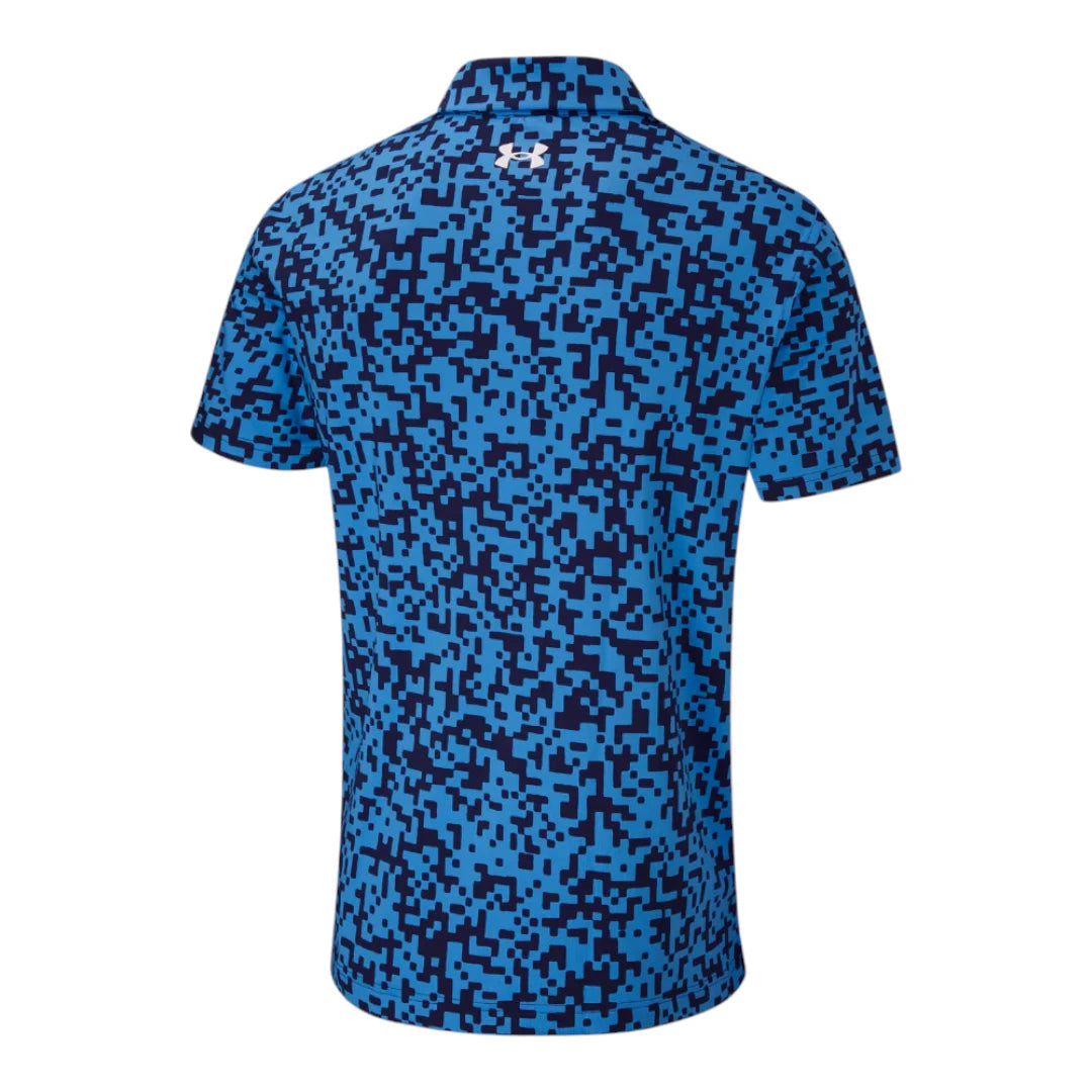 Under Armour Tee To Green Printed Golf Polo Shirt 1383715