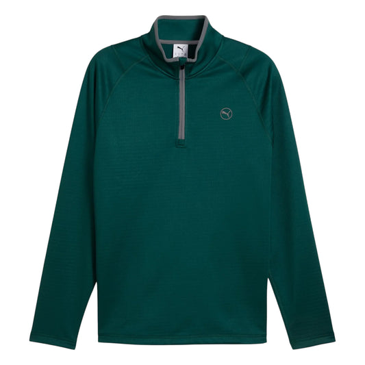 Puma Waffle Fleece 1/4 Zip Golf Midlayer 626982