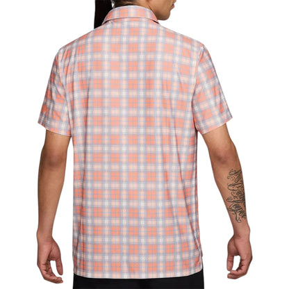 Nike Dri Fit Tartan Golf Polo Shirt II0788