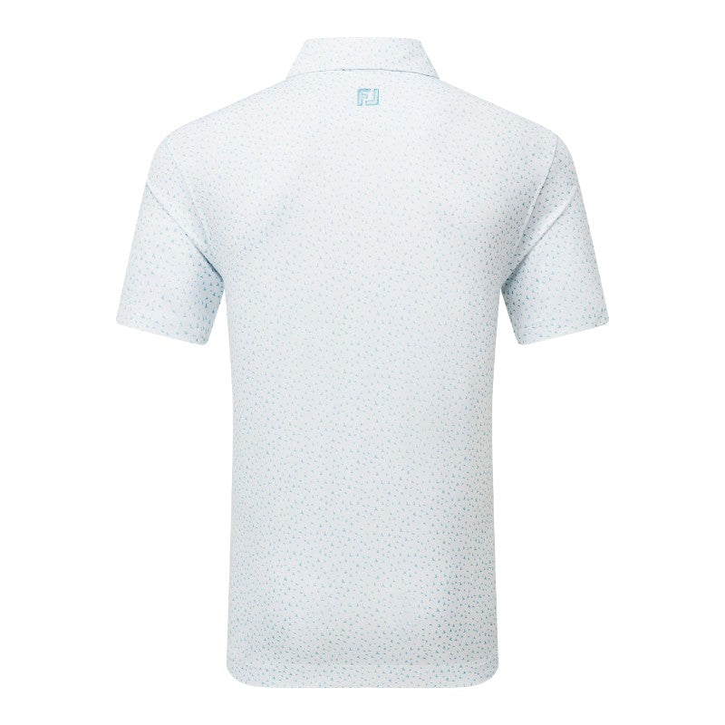 FootJoy Bird Print Lisle Golf Polo Shirt 37797
