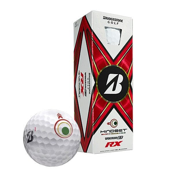 Bridgestone Tour B RX Mindset Double Dozen Golf Balls + Free Cap