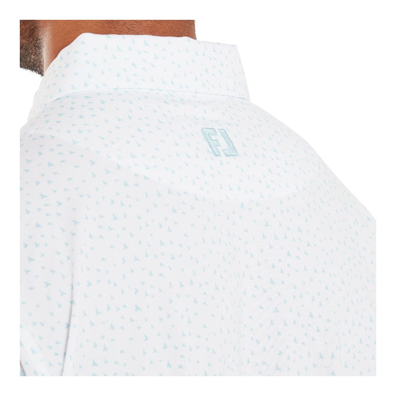 FootJoy Bird Print Lisle Golf Polo Shirt 37797