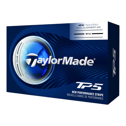 Taylormade 2026 TP5 Performance Stripe Golf Balls | 6 Ball Pack