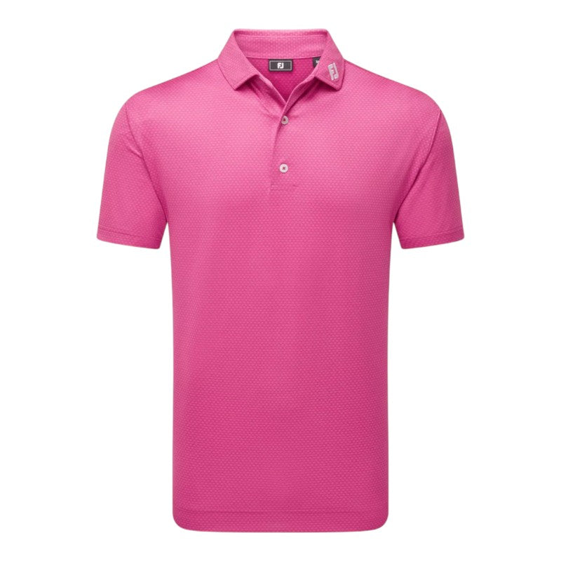 FootJoy Abacus Print Lisle Golf Polo Shirt 37799