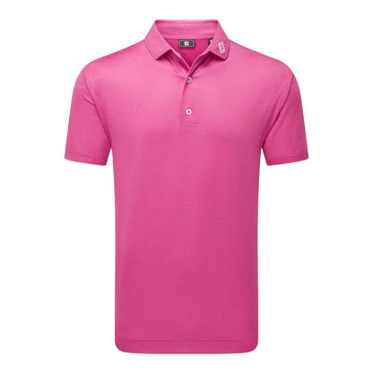FootJoy Abacus Print Lisle Golf Polo Shirt 37799