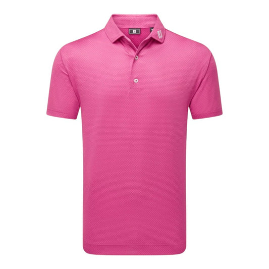 FootJoy Abacus Print Lisle Golf Polo Shirt 37799