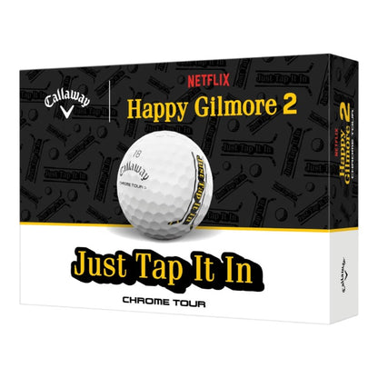 Callaway Happy Gilmore 2 "Just Tap It In" Chrome Tour Golf Balls