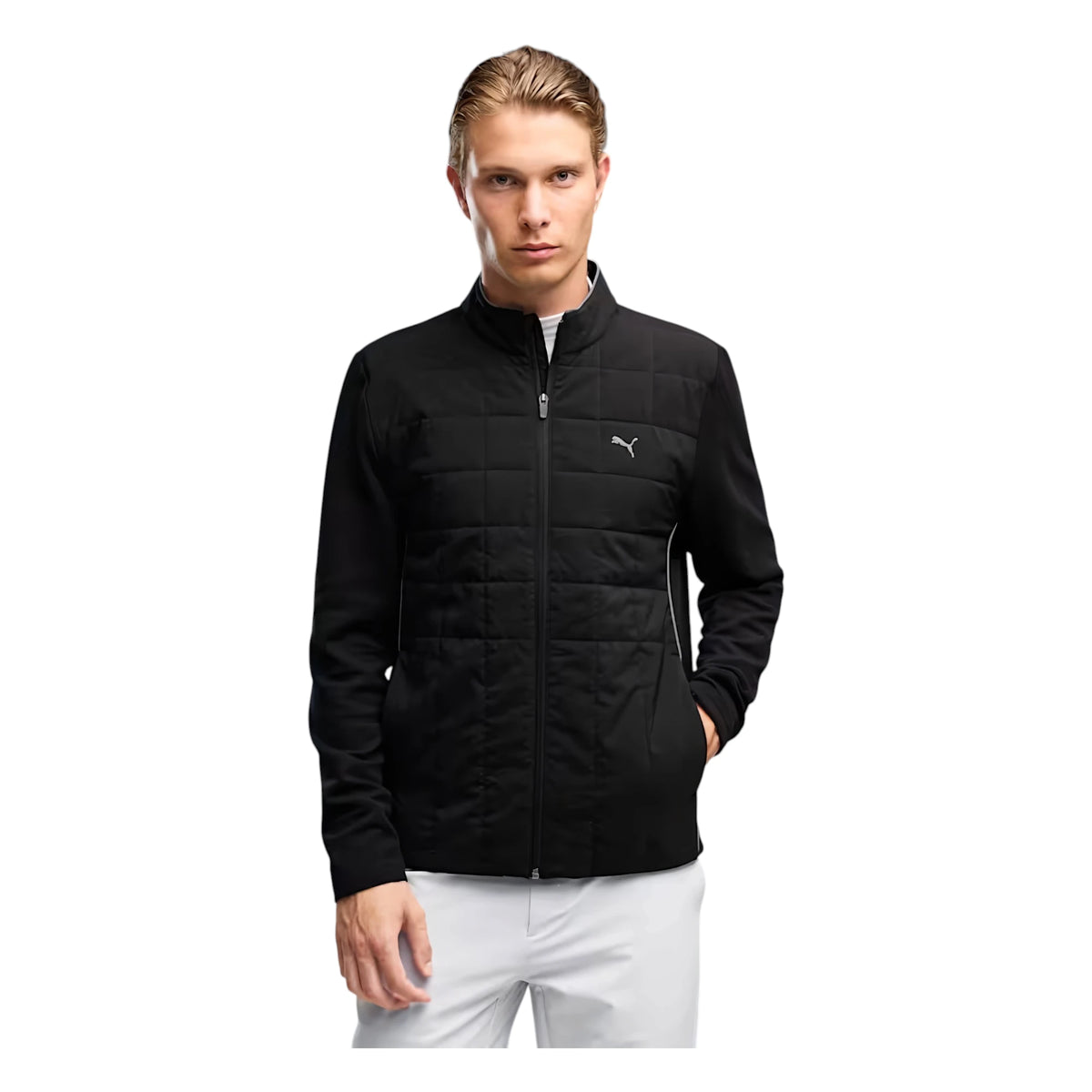 Puma Cloudspun Fleece Hybrid Golf Jacket 638375