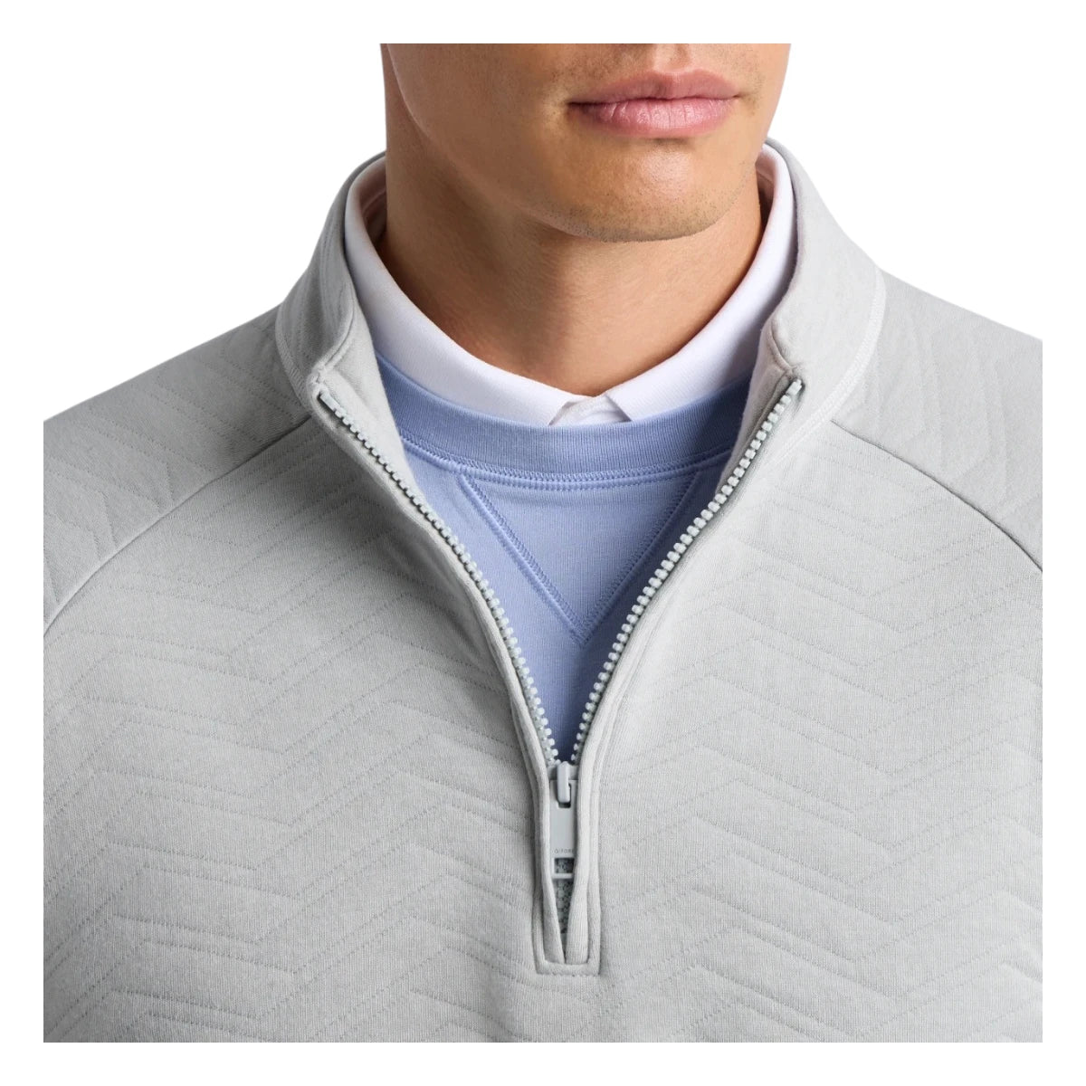 G/FORE Dunes Cotton Quilted 1/4 Zip Golf Mid Layer GMM000078