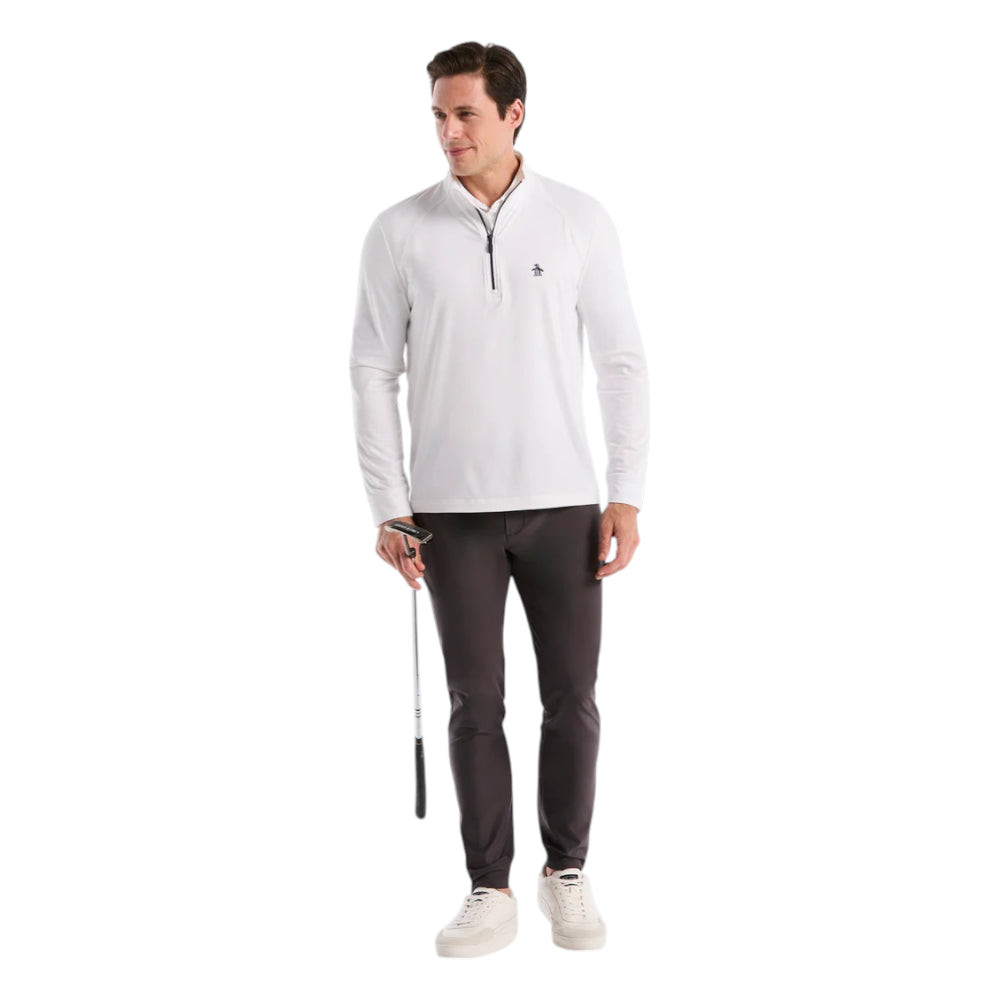 Original Penguin Mixed Media 1/4 Zip Golf Pullover OGKSG049