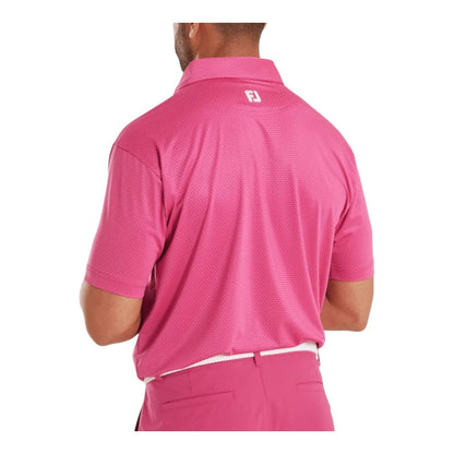FootJoy Abacus Print Lisle Golf Polo Shirt 37799
