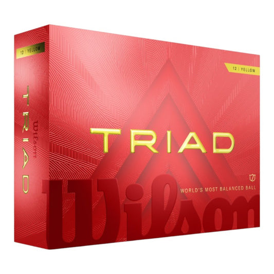 Wilson Staff 2025 Triad Golf Balls | Yellow