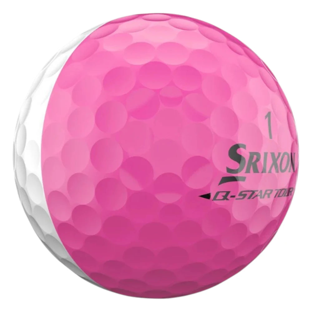 Srixon 2026 Q-Star Tour Divide Golf Balls | White/Pink