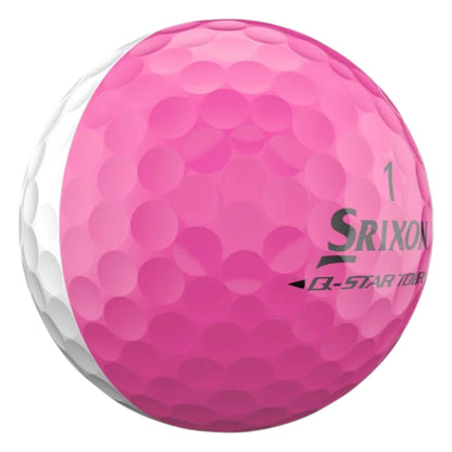 Srixon 2026 Q-Star Tour Divide Golf Balls | White/Pink