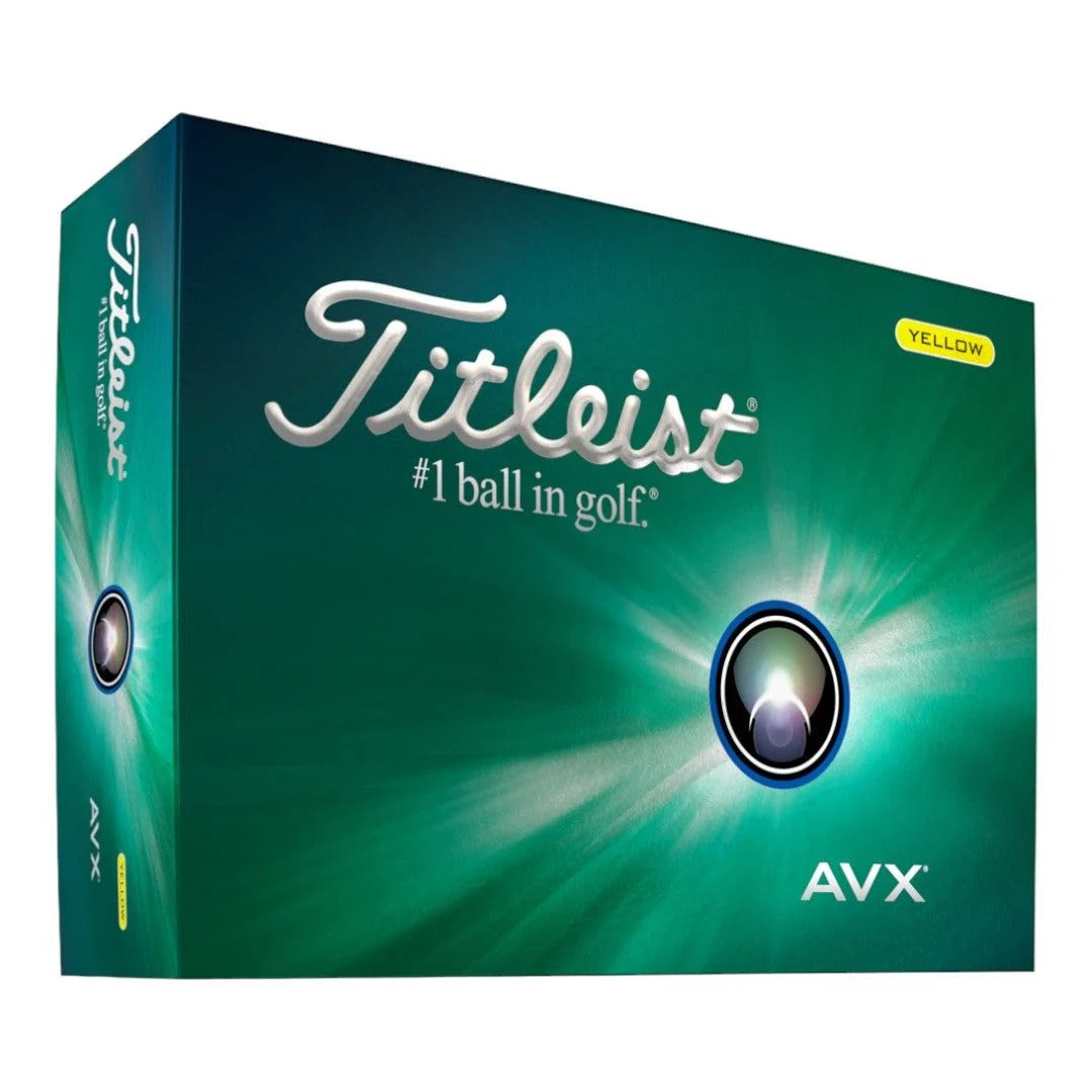 Titleist AVX Yellow Golf Balls | 2 Dozen Offer
