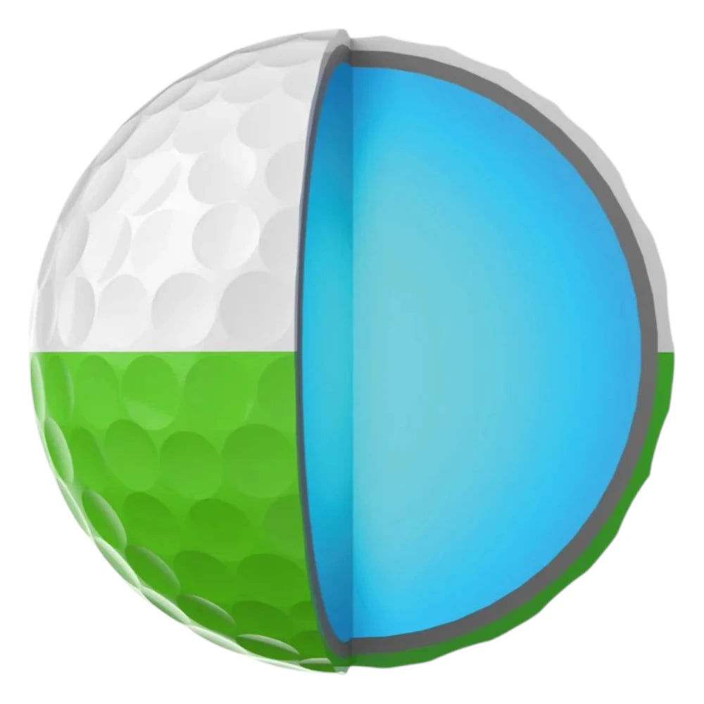 Srixon 2026 Q-Star Tour Divide Golf Balls | White/Lime Green