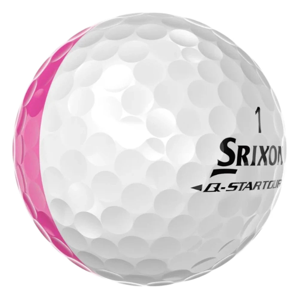 Srixon 2026 Q-Star Tour Divide Golf Balls | White/Pink