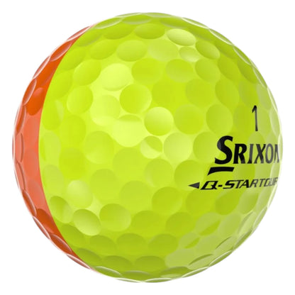 Srixon 2026 Q-Star Tour Divide Golf Balls | Yellow/Orange