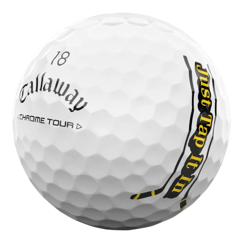 Callaway Happy Gilmore 2 "Just Tap It In" Chrome Tour Golf Balls