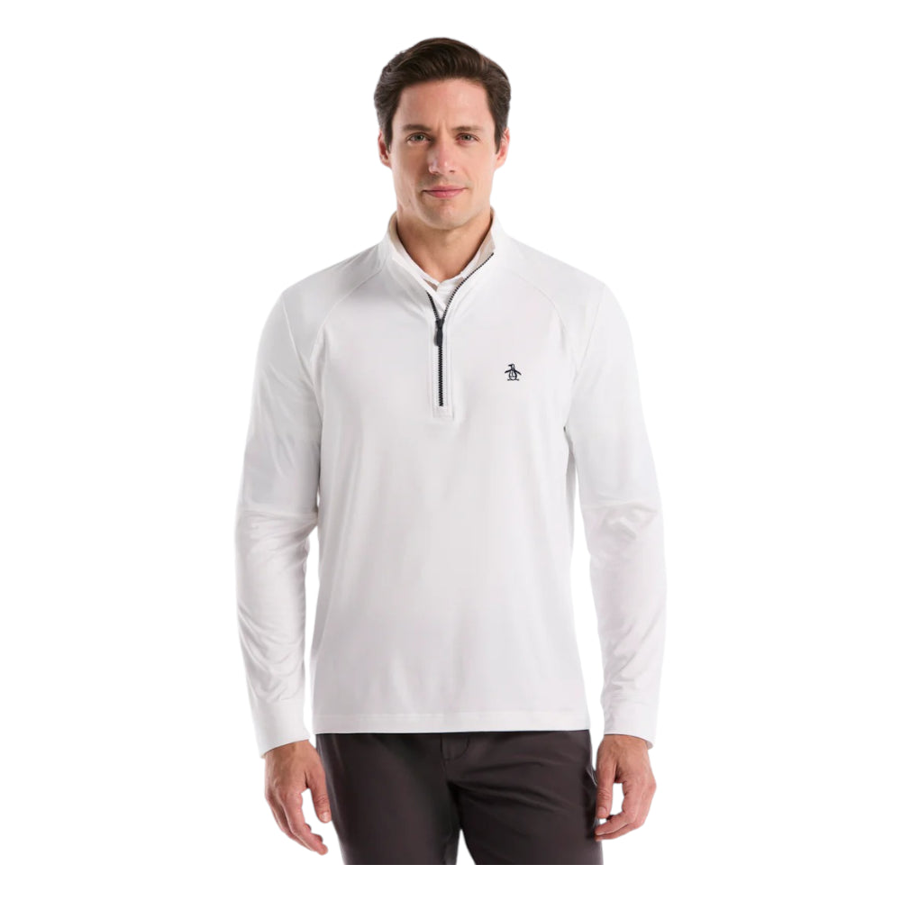 Original Penguin Mixed Media 1/4 Zip Golf Pullover OGKSG049