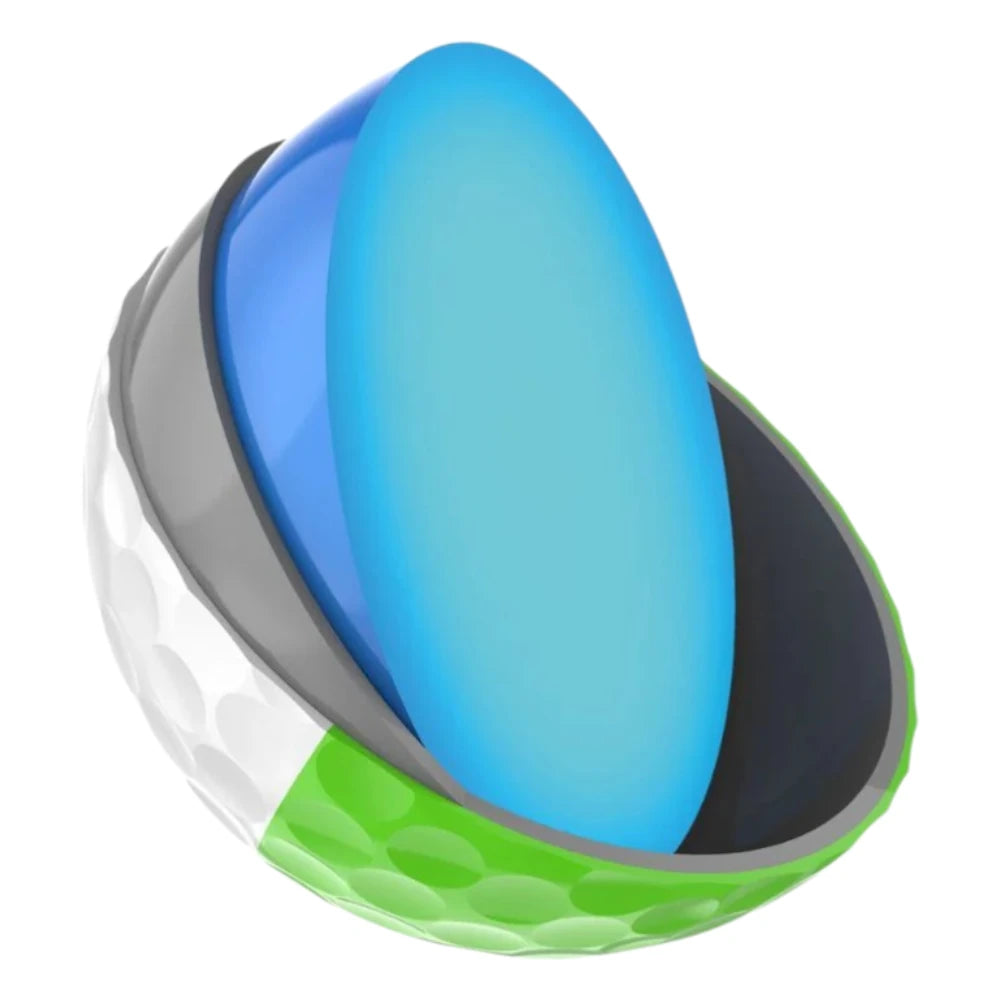 Srixon 2026 Q-Star Tour Divide Golf Balls | White/Lime Green