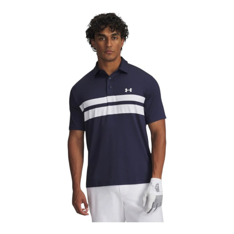 Under Armour Playoff 3.0 Stripe Golf Polo Shirt 1378676