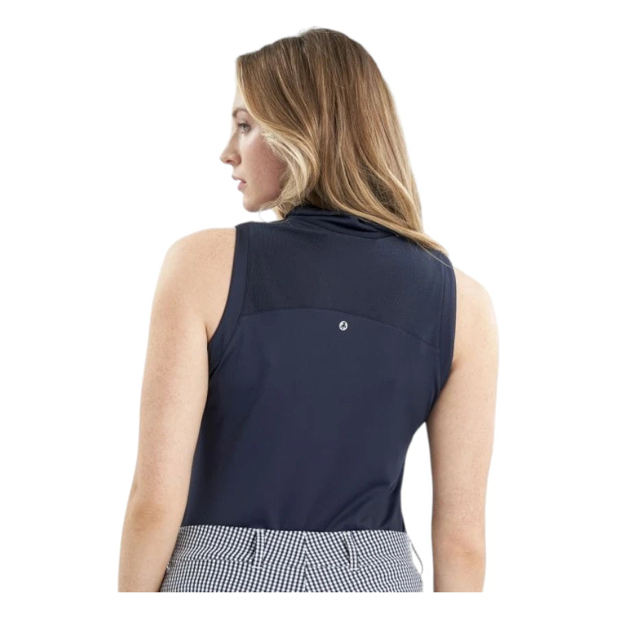 Green Lamb Ladies Olwyn Sleeveless Mesh Polo Shirt SG25070
