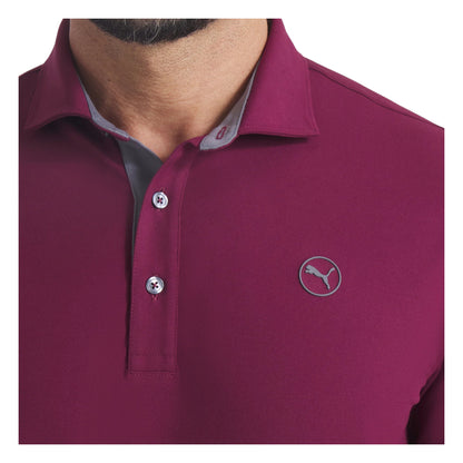 Puma Cloudspun Midweight LS Golf Polo Shirt 626995