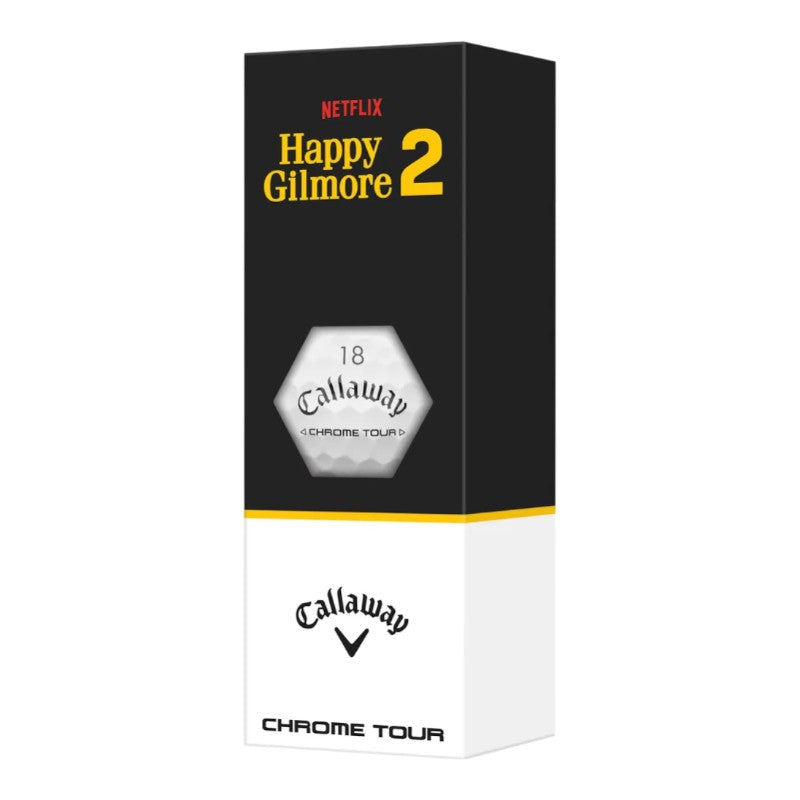 Callaway Happy Gilmore 2 "Just Tap It In" Chrome Tour Golf Balls