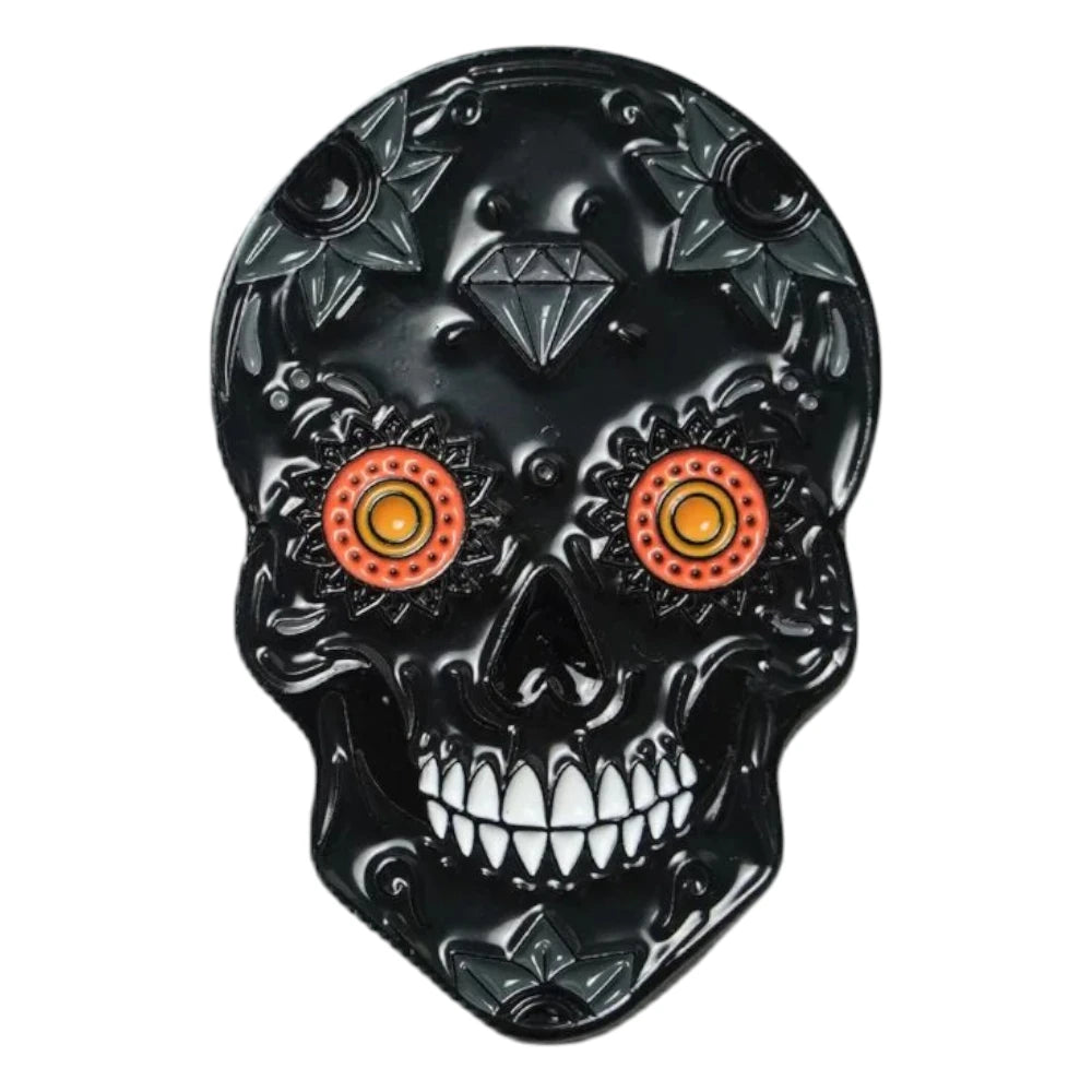 Skins Golf Dia de los Muertos Black Ball Marker